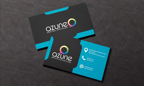 cartões de visita Azune